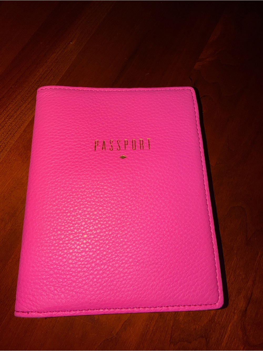 Passport Holder - Hot Pink Travel Wallet